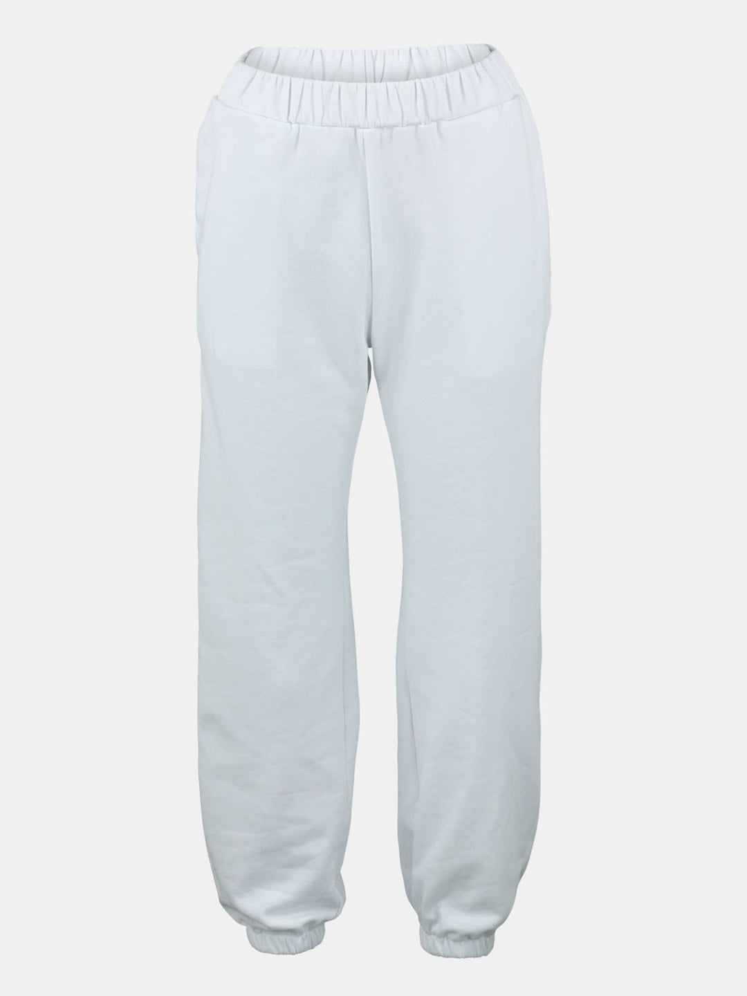Casual High Waist Athletic Pants White Ghost | Jolovies