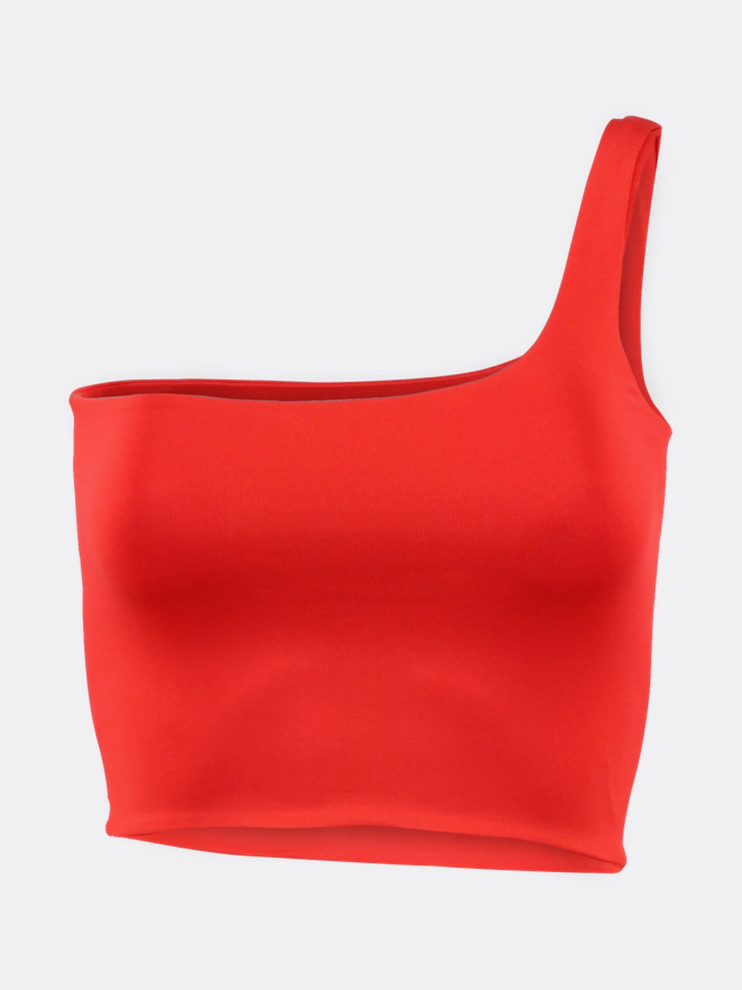 Tight One Side Off-Shoulder Top Red Ghost